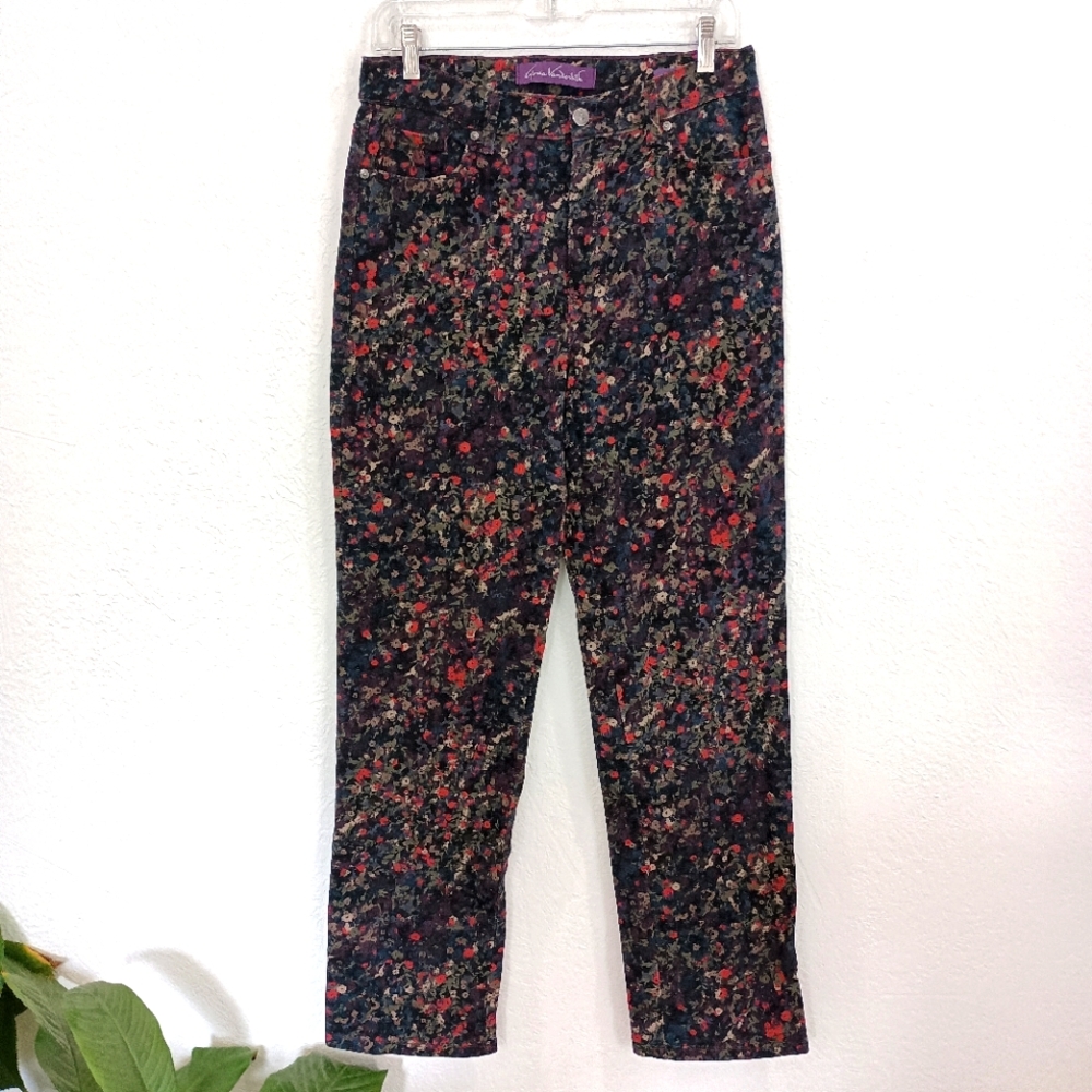 Gloria Vanderbilt Amanda High Rise Corduroy Straight Pants